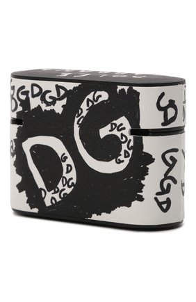 Кожаный чехол для airpods pro DOLCE & GABBANA белого цвета по цене 16200 руб., арт. BP2816/AQ276 | Фото 2 Кожаный чехол для airpods pro DOLCE & GABBANA белого цвета, арт. BP2816/AQ276 | Фото 2