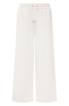 Женские хлопковые брюки AZ FACTORY белого цвета по цене 32850 руб., арт. TR0016/0C1 | Фото 1 Женские хлопковые брюки AZ FACTORY белого цвета, арт. TR0016/0C1 | Фото 1 (Длина (брюки, джинсы): Стандартные; Материал внешний: Хлопок; Стили: Спорт-шик; Женское Кросс-КТ: Брюки-одежда; Кросс-КТ: Трикотаж; Силуэт Ж (брюки и джинсы): Широкие)