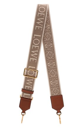 Женские ремень для сумки anagram LOEWE бежевого цвета по цене 39950 руб., арт. C073T87X01 | Фото 1 Женские ремень для сумки anagram LOEWE бежевого цвета, арт. C073T87X01 | Фото 1 (Материал: Текстиль; Кросс-КТ: ремень-сумка)