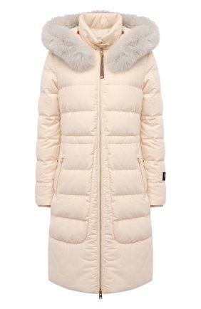 Женская пуховая парка WOOLRICH кремвого цвета по цене 131000 руб., арт. CFWW0U0517FR/UT2706 | Фото 1 Женская пуховая парка WOOLRICH кремвого цвета, арт. CFWW0U0517FR/UT2706 | Фото 1 (Материал внешний: Шерсть; Материал утеплителя: Пух и перо; Рукава: Длинные; Материал подклада: Синтетический материал; Длина (верхняя одежда): До середины бедра; Стили: Кэжуэл; Кросс-КТ: Куртка; Женское Кросс-КТ: Пуховик-парка)