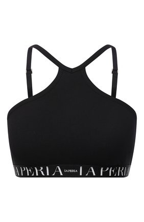 Женский хлопковый бра-топ LA PERLA черного цвета по цене 17200 руб., арт. 0045360 | Фото 1 Женский хлопковый бра-топ LA PERLA черного цвета, арт. 0045360 | Фото 1 (Материал внешний: Хлопок; Материал подклада: Хлопок)