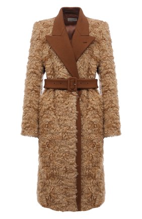 Женское комбинированное пальто DRIES VAN NOTEN бежевого цвета по цене 144500 руб., арт. 212-010231-3197 | Фото 1 Женское комбинированное пальто DRIES VAN NOTEN бежевого цвета, арт. 212-010231-3197 | Фото 1 (Материал подклада: Хлопок; Рукава: Длинные; Длина (верхняя одежда): До колена; Материал внешний: Шерсть, Синтетический материал; Стили: Гламурный; 1-2-бортные: Однобортные)