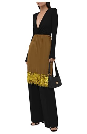 Женская юбка из вискозы DRIES VAN NOTEN бежевого цвета по цене 63150 руб., арт. 212-010837-3293 | Фото 2 Женская юбка из вискозы DRIES VAN NOTEN бежевого цвета, арт. 212-010837-3293 | Фото 2 (Длина Ж (юбки, платья, шорты): Миди; Материал внешний: Вискоза; Стили: Гламурный; Женское Кросс-КТ: Юбка-одежда)