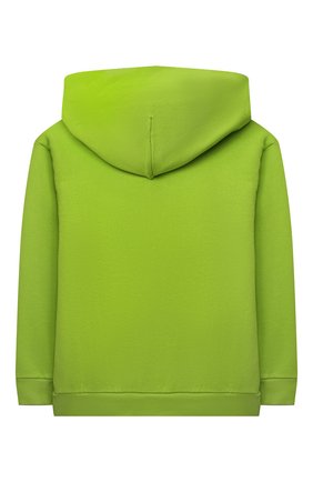 Детский хлопковое худи BALENCIAGA зеленого цвета по цене 23100 руб., арт. 682145/TLV78 | Фото 2 Детский хлопковое худи BALENCIAGA зеленого цвета, арт. 682145/TLV78 | Фото 2 (Материал внешний: Хлопок; Рукава: Длинные; Девочки Кросс-КТ: Толстовка-одежда)