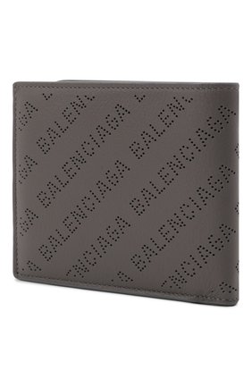 Мужской кожаное портмоне BALENCIAGA темно-серого цвета по цене 23550 руб., арт. 594549/D6WZN | Фото 2 Мужской кожаное портмоне BALENCIAGA темно-серого цвета, арт. 594549/D6WZN | Фото 2