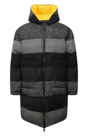 Мужская утепленная куртка DOLCE & GABBANA серого цвета по цене 215000 руб., арт. G9WK0T/GEW04 | Фото 1 Мужская утепленная куртка DOLCE & GABBANA серого цвета, арт. G9WK0T/GEW04 | Фото 1 (Рукава: Длинные; Материал внешний: Шерсть; Материал подклада: Синтетический материал; Длина (верхняя одежда): До середины бедра; Кросс-КТ: Куртка; Мужское Кросс-КТ: шерсть и кашемир, утепленные куртки; Стили: Кэжуэл; Региональные ограничения белый список (Axapta Mercury): RU)