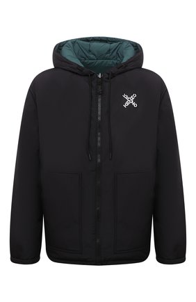 Мужская двусторонняя куртка kenzo sport KENZO черного цвета по цене 53100 руб., арт. FB650U5851NH | Фото 1 Мужская двусторонняя куртка kenzo sport KENZO черного цвета, арт. FB650U5851NH | Фото 1 (Материал утеплителя: Пух и перо; Материал внешний: Синтетический материал; Материал подклада: Синтетический материал; Длина (верхняя одежда): Короткие; Рукава: Длинные; Кросс-КТ: Куртка; Мужское Кросс-КТ: пуховик-короткий; Стили: Спорт-шик)
