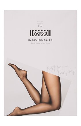 Женские капроновые колготки individual 10 WOLFORD светло-коричневого цвета по цене 4300 руб., арт. 18382 | Фото 1 Женские капроновые колготки individual 10 WOLFORD светло-коричневого цвета, арт. 18382 | Фото 1 (Материал внешний: Синтетический материал)
