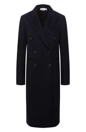 Женское пальто из шерсти и кашемира VICTORIA BECKHAM темно-синего цвета по цене 278000 руб., арт. 1521WCT002974A | Фото 1