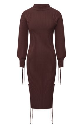 Женское платье ADAMO коричневого цвета по цене 68600 руб., арт. ADFW21DR05029477 | Фото 1 Женское платье ADAMO коричневого цвета, арт. ADFW21DR05029477 | Фото 1 (Материал внешний: Синтетический материал, Шерсть; Рукава: Длинные; Длина Ж (юбки, платья, шорты): До колена; Женское Кросс-КТ: Платье-одежда; Кросс-КТ: Трикотаж; Стили: Кэжуэл; Случай: Повседневный)