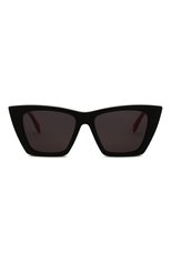 Женские солнцезащитные очки ALEXANDER MCQUEEN черного цвета, арт. AM0299S 003 | Фото 3 (Тип очков: С/з; Очки форма: Квадратные; Оптика Гендер: оптика-женское)