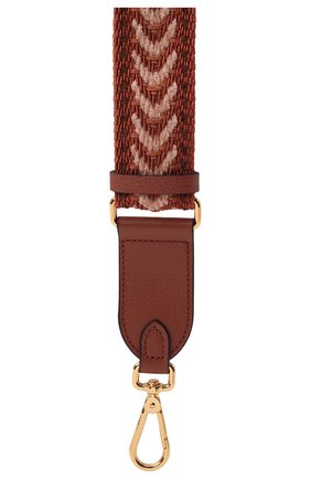Женские ремень для сумки nastro twill COCCINELLE коричневого цвета по цене 6460 руб., арт. E3 IZ6 68 05 40 | Фото 2 Женские ремень для сумки nastro twill COCCINELLE коричневого цвета, арт. E3 IZ6 68 05 40 | Фото 2 (Материал: Текстиль; Кросс-КТ: ремень-сумка; Ошибки технического описания: Нет высоты, Нет глубины; Размер: mini)