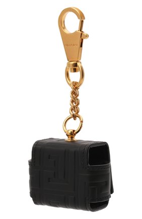Кожаный чехол для airpods pro BALMAIN черного цвета по цене 45400 руб., арт. WN0QG143/LESP | Фото 3 Кожаный чехол для airpods pro BALMAIN черного цвета, арт. WN0QG143/LESP | Фото 3 (Материал: Натуральная кожа; Женское Кросс-КТ: Кожа AirPods)