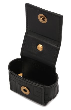 Кожаный чехол для airpods pro BALMAIN черного цвета по цене 45400 руб., арт. WN0QG143/LESP | Фото 4 Кожаный чехол для airpods pro BALMAIN черного цвета, арт. WN0QG143/LESP | Фото 4 (Материал: Натуральная кожа; Женское Кросс-КТ: Кожа AirPods)