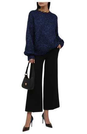 Женские кожаные туфли cardinale DOLCE & GABBANA фиолетового цвета по цене 51800 руб., арт. CD1657/AQ559 | Фото 2 Женские кожаные туфли cardinale DOLCE & GABBANA фиолетового цвета, арт. CD1657/AQ559 | Фото 2 (Подошва: Плоская; Материал внутренний: Натуральная кожа; Каблук высота: Высокий; Каблук тип: Шпилька)