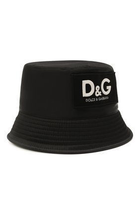 Мужская панама DOLCE & GABBANA черного цвета по цене 23950 руб., арт. GH701A/GEV48 | Фото 1 Мужская панама DOLCE & GABBANA черного цвета, арт. GH701A/GEV48 | Фото 1 (Материал: Текстиль, Синтетический материал)