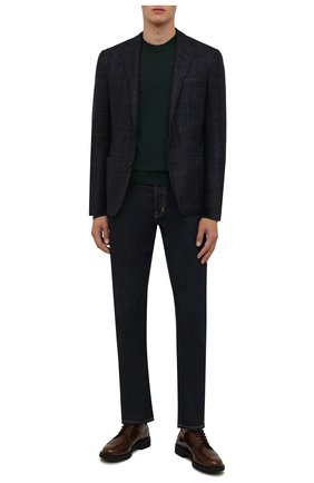 Мужской шерстяной пиджак CORNELIANI темно-синего цвета по цене 99500 руб., арт. 886Y70-1816317/00 | Фото 2 Мужской шерстяной пиджак CORNELIANI темно-синего цвета, арт. 886Y70-1816317/00 | Фото 2 (Рукава: Длинные; Материал подклада: Вискоза; Длина (для топов): Стандартные; Материал внешний: Шерсть; Случай: Коктейльный; Стили: Классический; 1-2-бортные: Однобортные; Пиджаки М: Прямой)