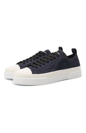 Мужские текстильные кеды portofino light DOLCE & GABBANA темно-синего цвета по цене 66500 руб., арт. CS1888/A0771 | Фото 1 Мужские текстильные кеды portofino light DOLCE & GABBANA темно-синего цвета, арт. CS1888/A0771 | Фото 1 (Подошва: Массивная; Материал внутренний: Натуральная кожа, Текстиль; Материал внешний: Текстиль; Материал утеплителя: Без утеплителя; Стили: Классический; Длина стельки: 24,5, 24,7, 25,3, 25,5, 26,1, 26,3, 26,9, 27,1, 27,7, 27,9, 28,5, 28,7, 29,3, 30,1)