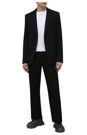 Мужские кожаные кроссовки daymaster DOLCE & GABBANA синего цвета по цене 59950 руб., арт. CS1791/AQ342 | Фото 2 Мужские кожаные кроссовки daymaster DOLCE & GABBANA синего цвета, арт. CS1791/AQ342 | Фото 2 (Материал внутренний: Натуральная кожа; Подошва: Массивная; Стили: Гранж)