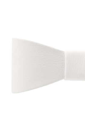 Женская бант PANFIL белого цвета, арт. Бант 1-L3 | Фото 4 (Материал: Натуральная кожа)