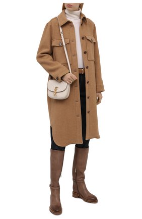 Женские кожаные сапоги SANTONI коричневого цвета по цене 99550 руб., арт. WSHR59492R0CFENAM24 | Фото 2 Женские кожаные сапоги SANTONI коричневого цвета, арт. WSHR59492R0CFENAM24 | Фото 2 (Каблук высота: Низкий; Подошва: Платформа; Материал внутренний: Натуральная кожа; Каблук тип: Устойчивый; Высота голенища: Высокие; Материал внешний: Кожа)