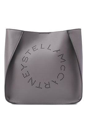 Женская сумка stella logo mini STELLA MCCARTNEY серого цвета по цене 53300 руб., арт. 700073/W8542 | Фото 1 Женская сумка stella logo mini STELLA MCCARTNEY серого цвета, арт. 700073/W8542 | Фото 1 (Материал: Экокожа, Текстиль; Размер: mini; Сумки-технические: Сумки через плечо; Ремень/цепочка: На ремешке)
