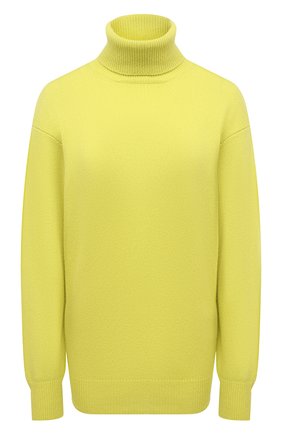 Женский кашемировый свитер TOM FORD желтого цвета по цене 111500 руб., арт. MAK1080-YAX137 | Фото 1 Женский кашемировый свитер TOM FORD желтого цвета, арт. MAK1080-YAX137 | Фото 1 (Длина (для топов): Стандартные; Рукава: Длинные; Материал внешний: Кашемир, Шерсть; Стили: Кэжуэл; Женское Кросс-КТ: Свитер-одежда; Одежда: Одежда)