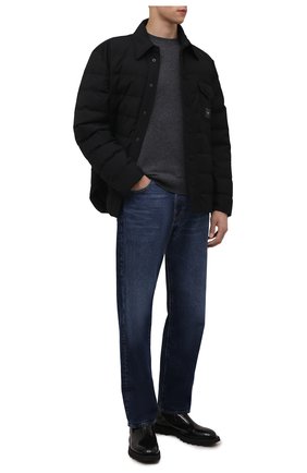 Мужской кашемировый джемпер BURBERRY серого цвета по цене 49750 руб., арт. 8044320 | Фото 2 Мужской кашемировый джемпер BURBERRY серого цвета, арт. 8044320 | Фото 2 (Рукава: Длинные; Длина (для топов): Стандартные; Материал внешний: Шерсть, Кашемир; Мужское Кросс-КТ: Джемперы; Вырез: Круглый; Принт: Без принта; Стили: Кэжуэл)