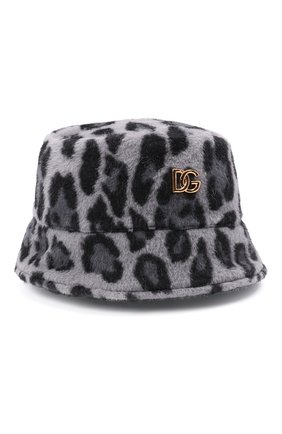 Мужская шерстяная панама DOLCE & GABBANA серого цвета по цене 37800 руб., арт. GH701A/FS2DR | Фото 1 Мужская шерстяная панама DOLCE & GABBANA серого цвета, арт. GH701A/FS2DR | Фото 1 (Материал: Шерсть)