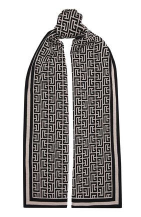Мужской шерстяной шарф BALMAIN кремвого цвета по цене 44400 руб., арт. WH0XG000/K036 | Фото 1 Мужской шерстяной шарф BALMAIN кремвого цвета, арт. WH0XG000/K036 | Фото 1 (Материал: Шерсть, Текстиль; Кросс-КТ: шерсть)