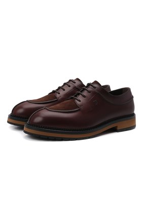 Мужские кожаные дерби TOD’S коричневого цвета по цене 71700 руб., арт. XXM09I0EW30QN4 | Фото 1 Мужские кожаные дерби TOD’S коричневого цвета, арт. XXM09I0EW30QN4 | Фото 1 (Материал внутренний: Натуральная кожа; Стили: Классический; Материал внешний: Кожа)