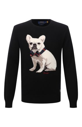 Мужской кашемировый джемпер POLO RALPH LAUREN черного цвета по цене 39950 руб., арт. 710810817 | Фото 1 Мужской кашемировый джемпер POLO RALPH LAUREN черного цвета, арт. 710810817 | Фото 1 (Длина (для топов): Стандартные; Материал внешний: Кашемир, Шерсть; Рукава: Длинные; Мужское Кросс-КТ: Джемперы; Вырез: Круглый; Принт: С принтом; Стили: Кэжуэл)