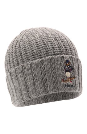 Мужская шапка POLO RALPH LAUREN серого цвета по цене 6995 руб., арт. 449853941 | Фото 1 Мужская шапка POLO RALPH LAUREN серого цвета, арт. 449853941 | Фото 1 (Материал: Текстиль, Синтетический материал; Кросс-КТ: Трикотаж)
