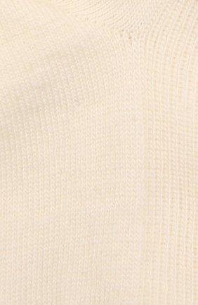 Детские шерстяные носки WOOL&COTTON молочного цвета, арт. NMML | Фото 2 (Материал: Шерсть, Текстиль)