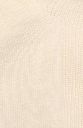 Детские шерстяные носки WOOL&COTTON молочного цвета по цене 600 руб., арт. NMML | Фото 2 Детские шерстяные носки WOOL&COTTON молочного цвета, арт. NMML | Фото 2