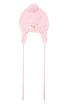 Детского шерстяная шапка BABY T розового цвета по цене 5880 руб., арт. 21AI114CUP | Фото 1 Детского шерстяная шапка BABY T розового цвета, арт. 21AI114CUP | Фото 1 (Материал: Шерсть)