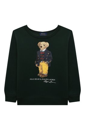 Детский хлопковый свитшот POLO RALPH LAUREN зеленого цвета по цене 7700 руб., арт. 322853796 | Фото 1 Детский хлопковый свитшот POLO RALPH LAUREN зеленого цвета, арт. 322853796 | Фото 1 (Материал внешний: Хлопок, Синтетический материал; Мальчики Кросс-КТ: Толстовка-одежда; Рукава: Длинные)