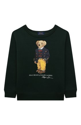 Детский хлопковый свитшот POLO RALPH LAUREN зеленого цвета по цене 7700 руб., арт. 321853796 | Фото 1 Детский хлопковый свитшот POLO RALPH LAUREN зеленого цвета, арт. 321853796 | Фото 1 (Материал внешний: Синтетический материал, Хлопок; Мальчики Кросс-КТ: Толстовка-одежда; Рукава: Длинные; Ростовка одежда: 18 мес | 86 см, 3 года | 98 см, 4 года | 104 см)