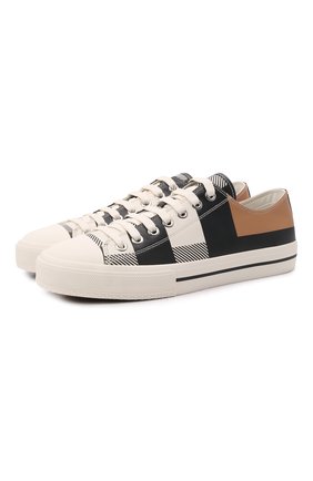 Мужские кожаные кеды BURBERRY белого цвета по цене 59400 руб., арт. 8043606 | Фото 1 Мужские кожаные кеды BURBERRY белого цвета, арт. 8043606 | Фото 1 (Подошва: Плоская; Материал внутренний: Натуральная кожа, Текстиль; Материал внешний: Кожа; Материал утеплителя: Без утеплителя; Длина стельки: 26,8, 28,2, 27,1, 28,5, 29, 27,4, 26,1; Стили: Классический; ширина носка стельки: 8,5, 8,7, 8,8, 9, 9,1, 9,2; толщина подошвы: 2,5)