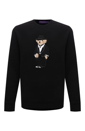 Мужской джемпер из хлопка и вискозы RALPH LAUREN черного цвета по цене 69950 руб., арт. 790858159 | Фото 1 Мужской джемпер из хлопка и вискозы RALPH LAUREN черного цвета, арт. 790858159 | Фото 1 (Материал внешний: Хлопок; Длина (для топов): Стандартные; Рукава: Длинные; Мужское Кросс-КТ: Джемперы; Вырез: Круглый; Принт: С принтом; Стили: Кэжуэл)