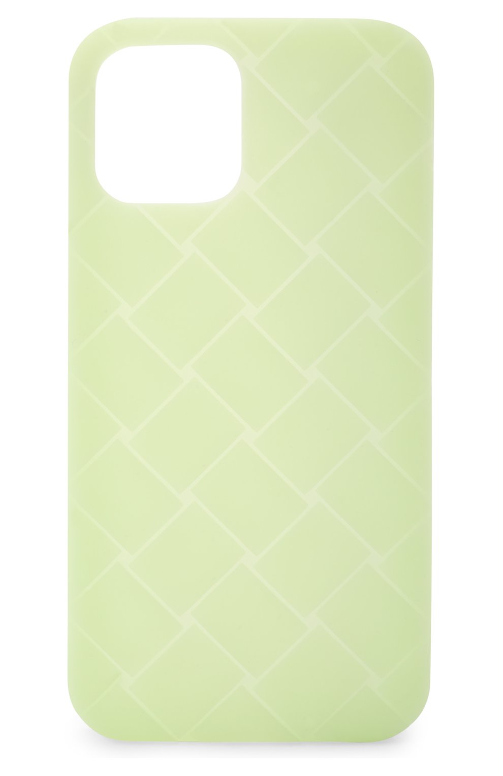 Чехол для iphone 12 pro BOTTEGA VENETA светло-зеленого цвета, арт. 660313/V0EY0 | Фото 1 (Материал: Пластик)
