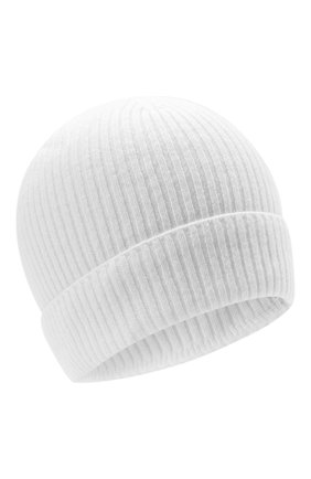 Женская кашемировая шапка lyon CANOE белого цвета, арт. 4912200 | Фото 1 (Материал: Шерсть, Кашемир, Текстиль)