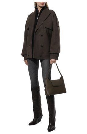 Женские кожаные сапоги lomero ISABEL MARANT темно-коричневого цвета по цене 99500 руб., арт. L0MER0/BT0234-21H012S | Фото 2 Женские кожаные сапоги lomero ISABEL MARANT темно-коричневого цвета, арт. L0MER0/BT0234-21H012S | Фото 2 (Высота голенища: Средние; Каблук высота: Высокий; Материал внутренний: Натуральная кожа; Подошва: Плоская; Каблук тип: Устойчивый; Материал внешний: Кожа)