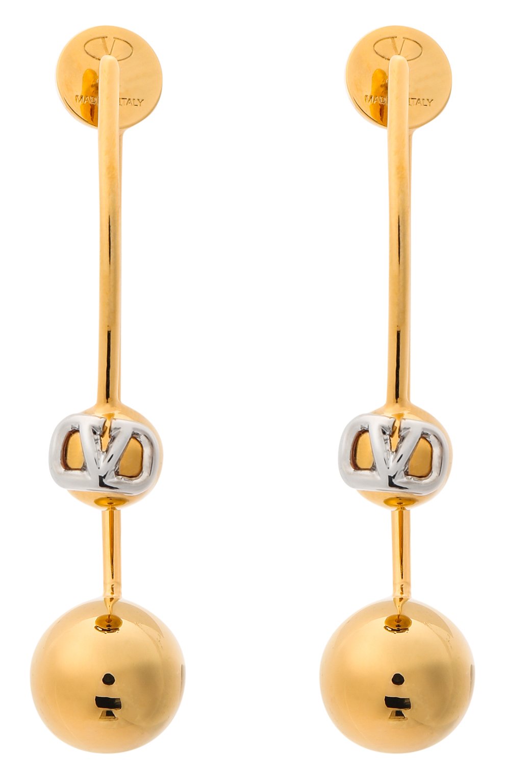 Женские серьги VALENTINO золотого цвета, арт. WW2J0I90/VGU | Фото 1 (Материал: Металл)