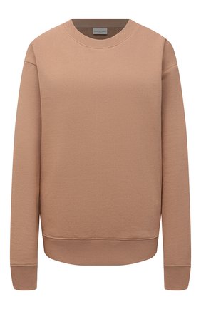 Женский хлопковый свитшот DRIES VAN NOTEN бежевого цвета по цене 24000 руб., арт. 212-011103-3612 | Фото 1 Женский хлопковый свитшот DRIES VAN NOTEN бежевого цвета, арт. 212-011103-3612 | Фото 1 (Материал внешний: Хлопок; Стили: Кэжуэл; Женское Кросс-КТ: Свитшот-одежда; Рукава: Длинные; Длина (для топов): Стандартные)