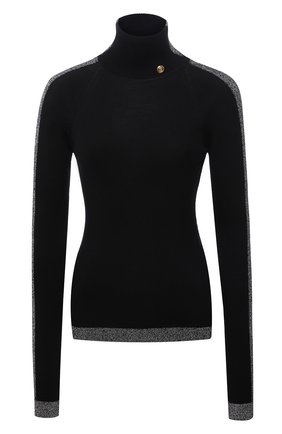 Женская водолазка balmain x rossignol BALMAIN черного цвета по цене 115000 руб., арт. WF2KH006/K345 | Фото 1 Женская водолазка balmain x rossignol BALMAIN черного цвета, арт. WF2KH006/K345 | Фото 1 (Материал внешний: Шерсть; Рукава: Длинные; Длина (для топов): Стандартные; Стили: Кэжуэл; Женское Кросс-КТ: Водолазка-одежда)