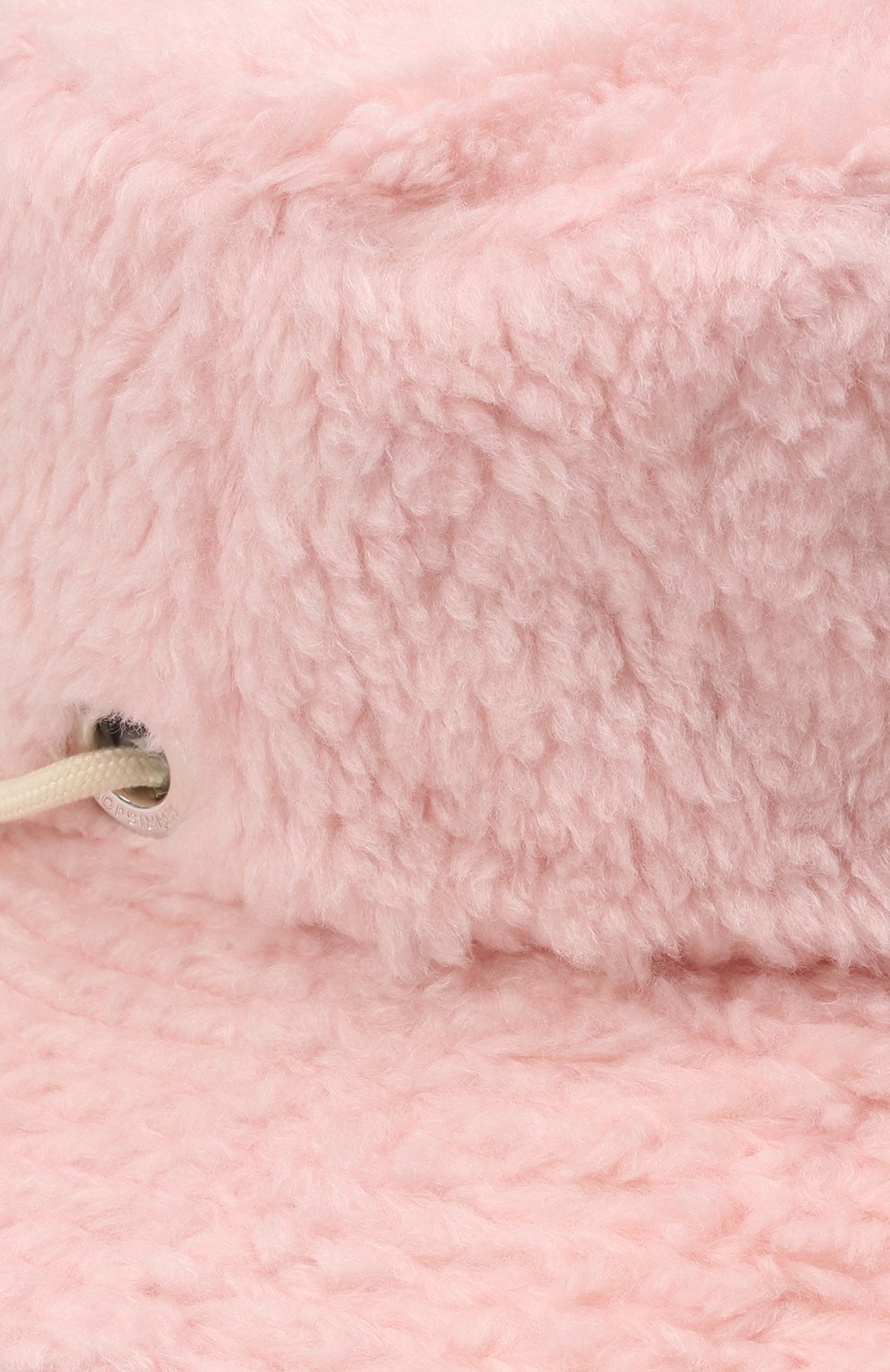 Женская панама KHRISJOY светло-розового цвета, арт. CFPU036/PILE |  Фото 4 (Материал: Текстиль, Синтетический материал)