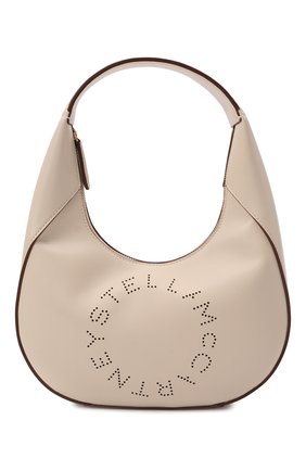 Женская сумка stella logo small STELLA MCCARTNEY кремвого цвета, арт. 700269/W8542 | Фото 1 (Размер: small; Материал: Текстиль, Экокожа; Сумки-технические: Сумки top-handle)