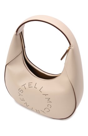 Женская сумка stella logo small STELLA MCCARTNEY кремвого цвета по цене 74250 руб., арт. 700269/W8542 | Фото 4 Женская сумка stella logo small STELLA MCCARTNEY кремвого цвета, арт. 700269/W8542 | Фото 4 (Сумки-технические: Сумки top-handle; Материал: Текстиль, Экокожа; Размер: small)