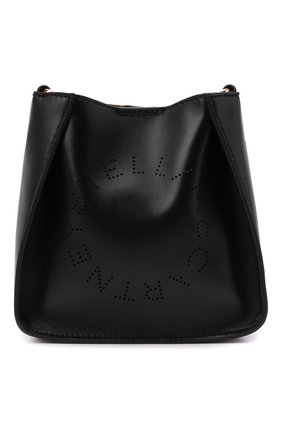 Женская сумка stella logo small STELLA MCCARTNEY черного цвета по цене 44350 руб., арт. 700265/W8542 | Фото 1 Женская сумка stella logo small STELLA MCCARTNEY черного цвета, арт. 700265/W8542 | Фото 1 (Материал: Текстиль, Экокожа; Размер: small; Сумки-технические: Сумки через плечо; Ремень/цепочка: На ремешке)